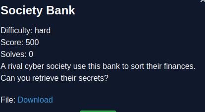 Society Bank